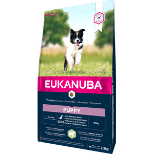 Eukanuba Puppy Small & Medium Lamb & Rice koiran kuivaruoka 12 kg