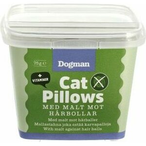 Dogman Cat Pillows anti-hairball kissan makupala 75 g