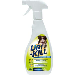 Uri-Kill Puhdistussuihke koirille lime 500 ml